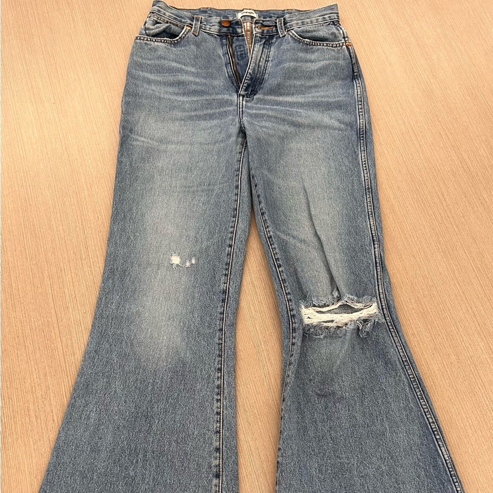 Wrangler high rise flare jeans